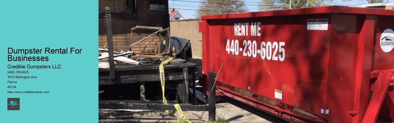 Dumpster Rental For Businesses