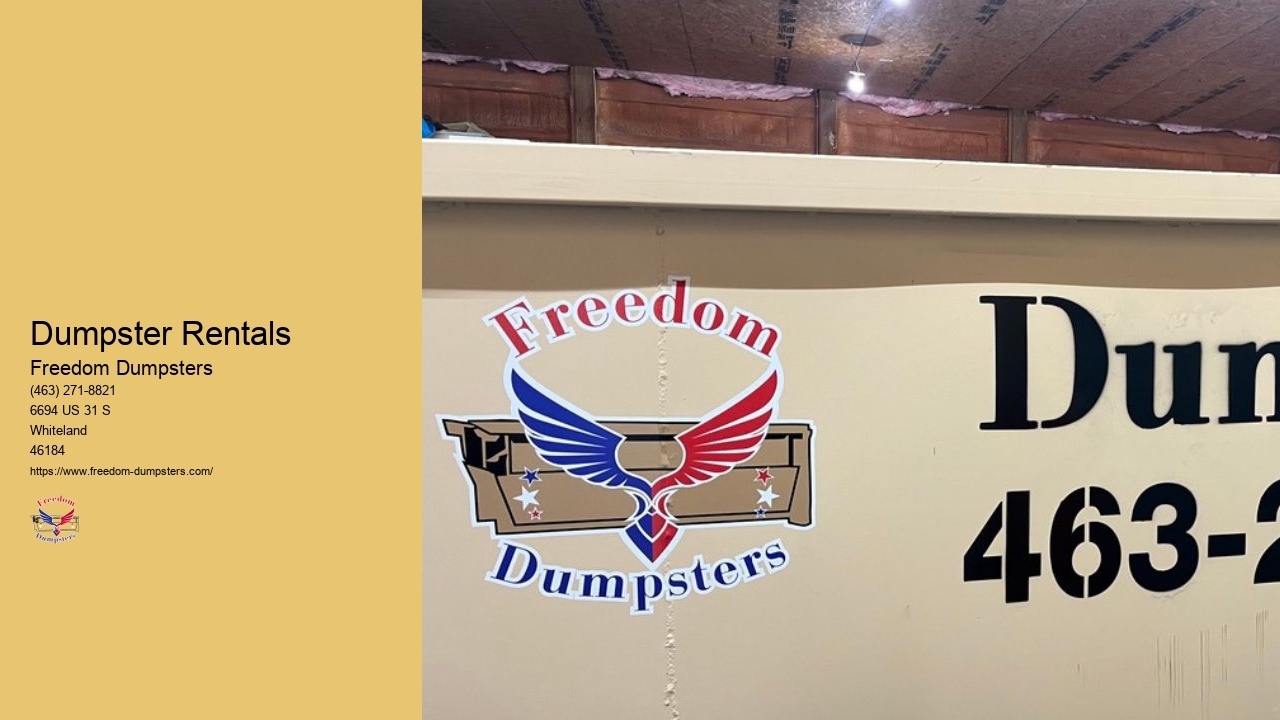 9 Yard Dumpster Rental