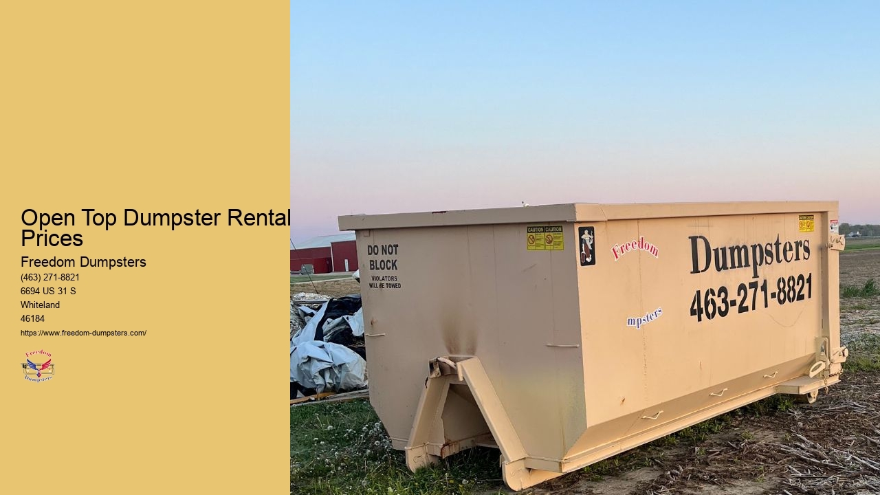 Roll-Off Dumpster