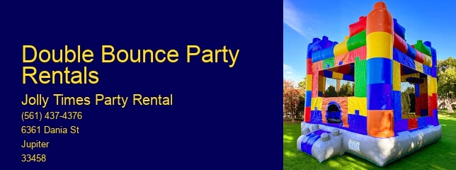 Double Bounce Party Rentals