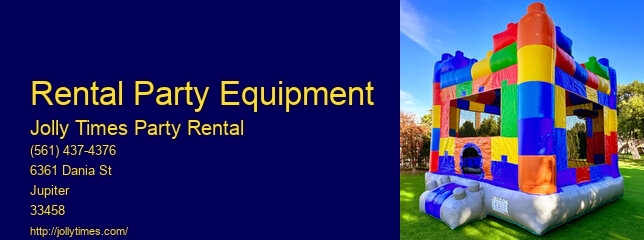 Birthday Party Inflatable Rentals Near Me