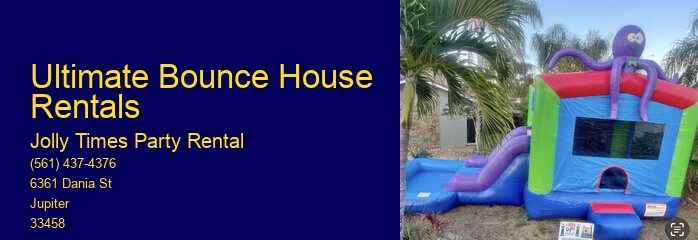 Same Day Bounce House Rentals Near Me