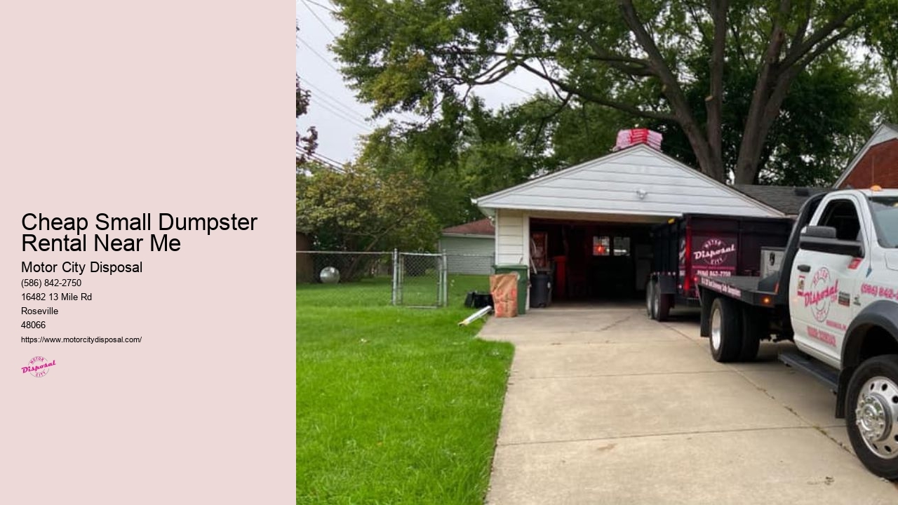 6 Cubic Yard Dumpster Rental Price