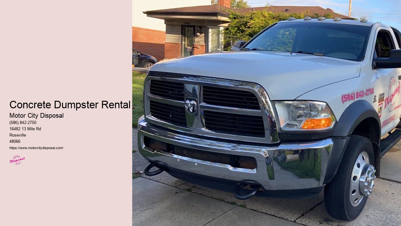 Small Dumpster Rentals MI