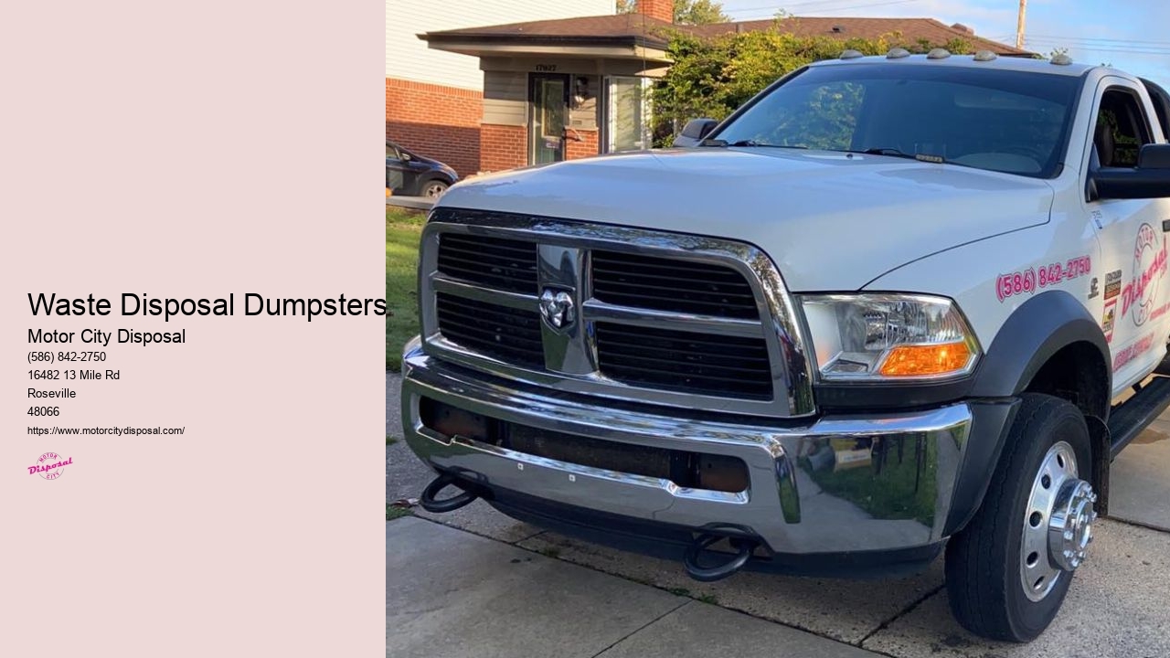 Trash Disposal Rental