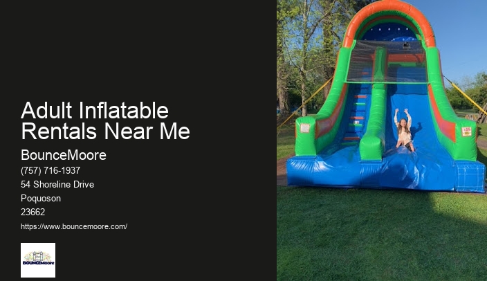 Adult Inflatable Rentals