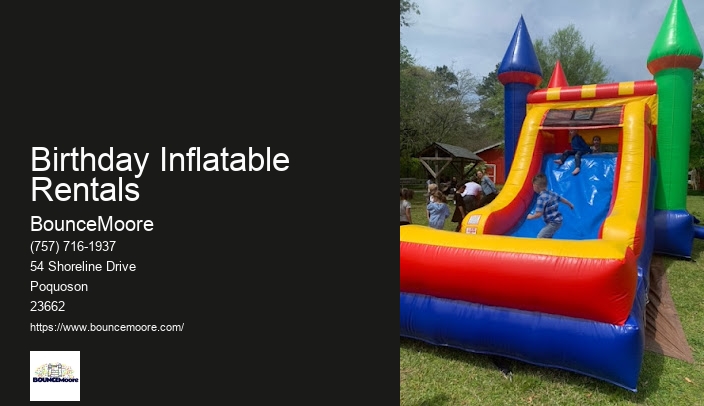 Outdoor Inflatable Rentals