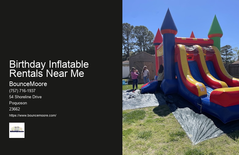 Inflatable Rentals In My Area