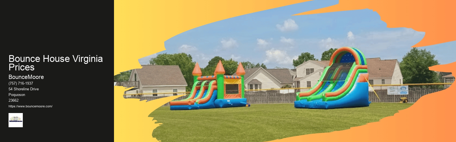 Bounce House Virginia Prices