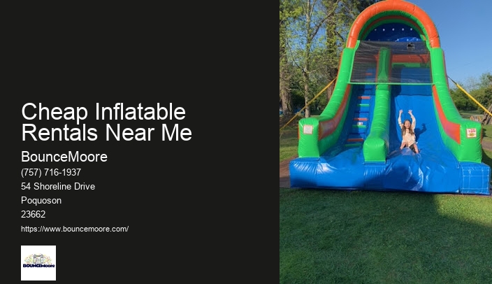 Bounce House Rental Cheap Near Me