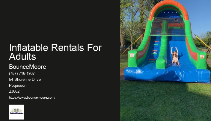 Inflatable Rentals For Adults