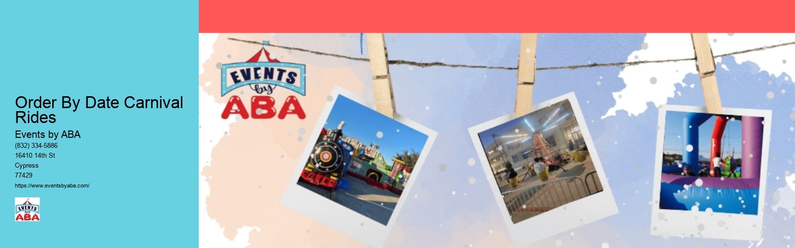 Order By Date Carnival Rides