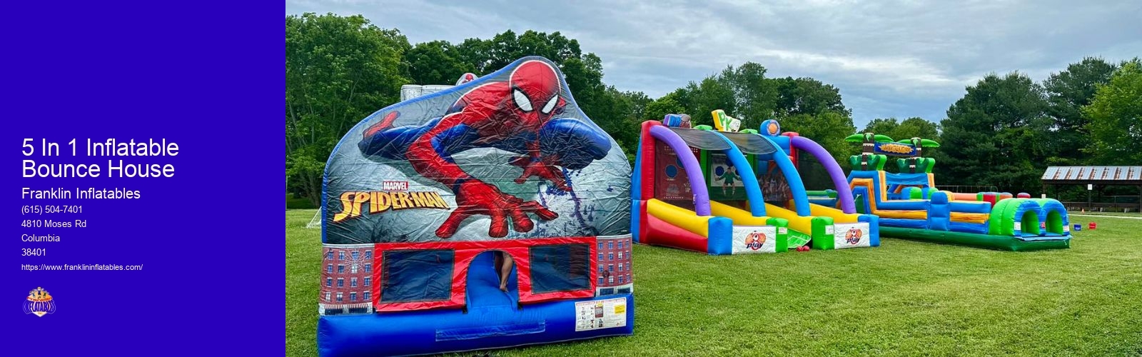 5 In 1 Inflatable Bounce House