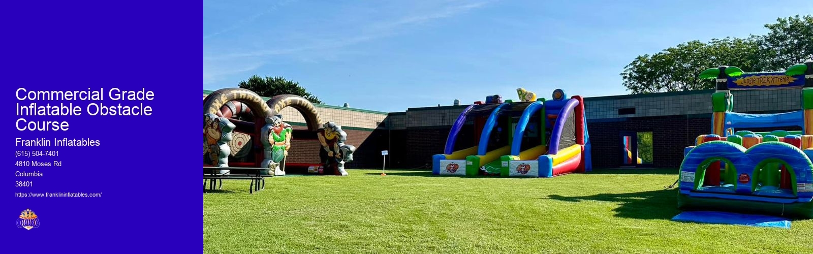 Commercial Grade Inflatable Obstacle Course