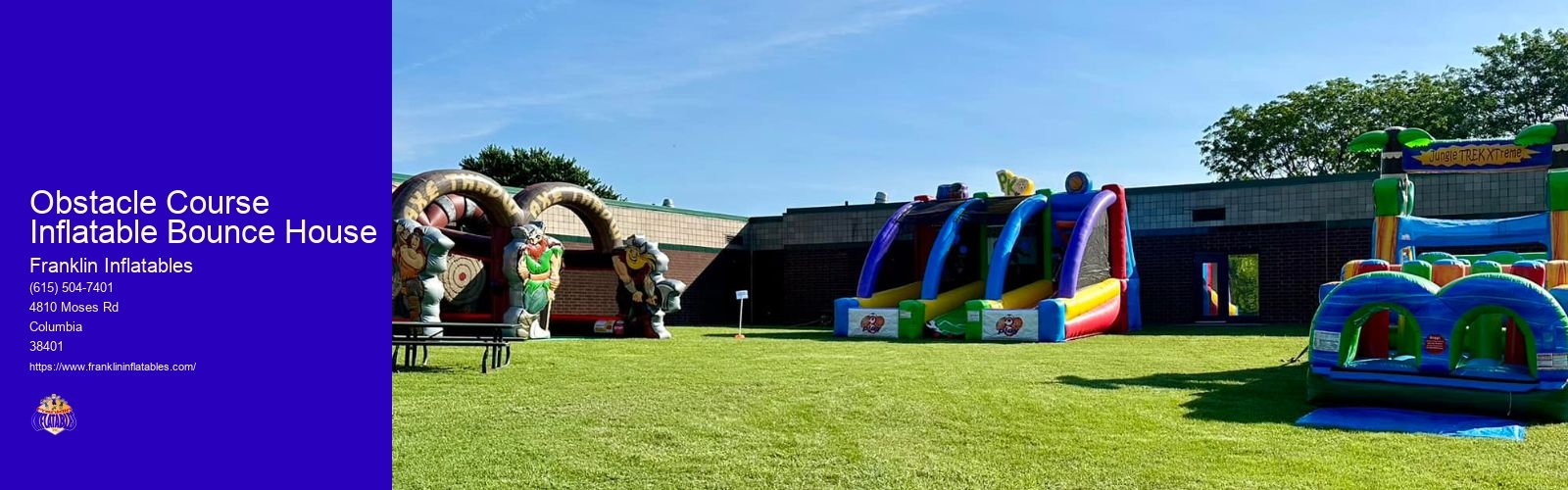 Obstacle Course Inflatable Bounce House