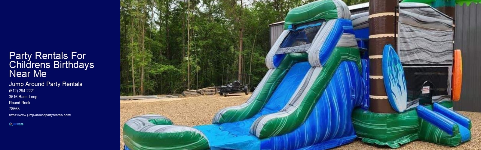 Party Rentals For Childrens Birthdays Near Me