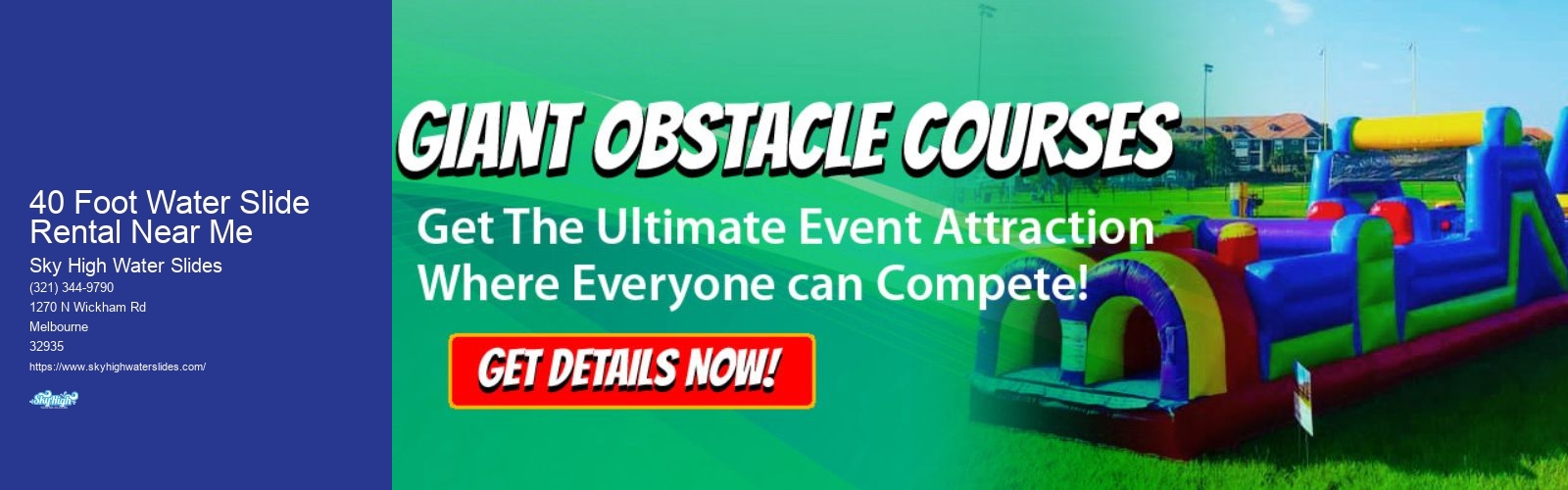 40 Foot Water Slide Rental Near Me