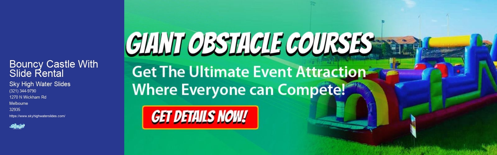 Bouncy Castle With Slide Rental