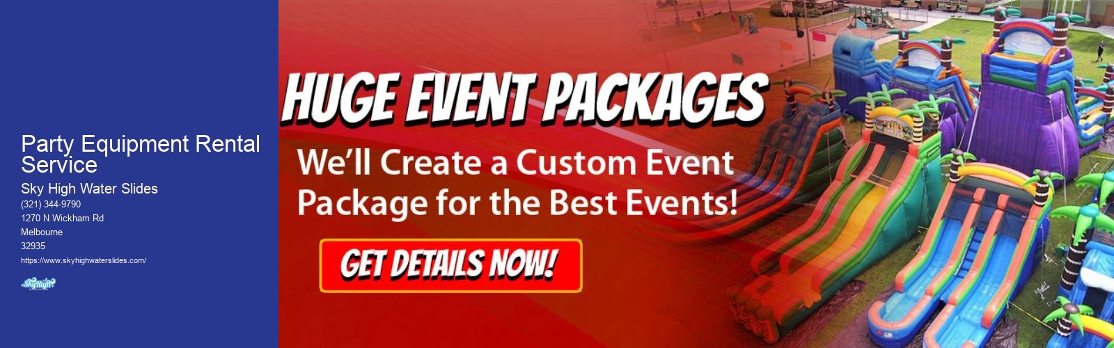 Party Equipment Rental Service