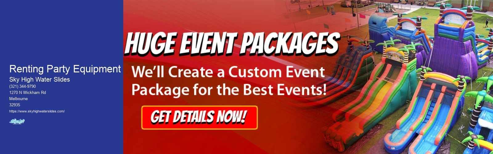 Renting Party Equipment