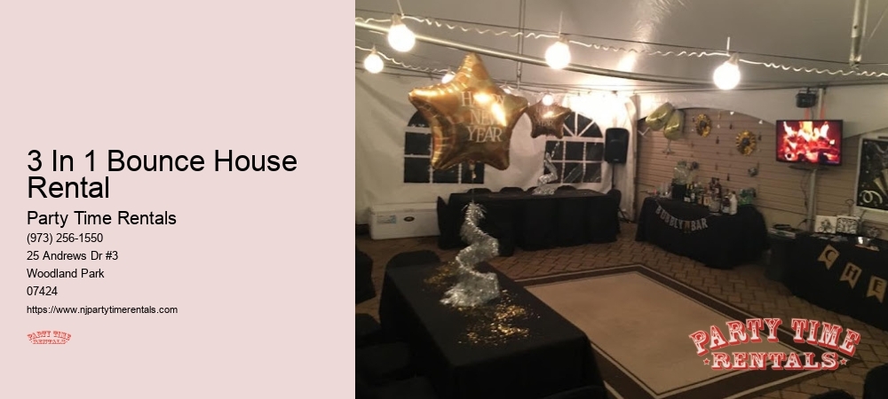 3 In 1 Bounce House Rental