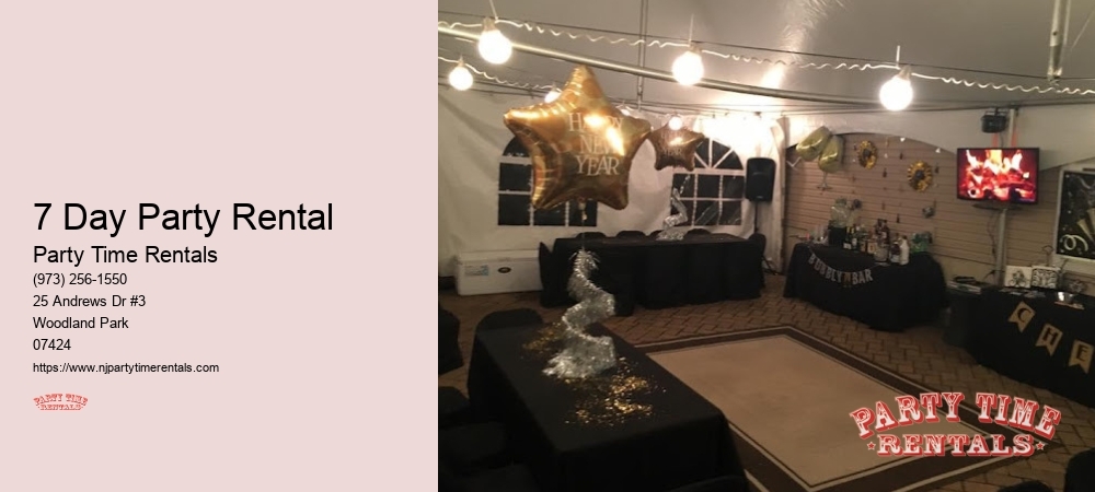 7 Day Party Rental