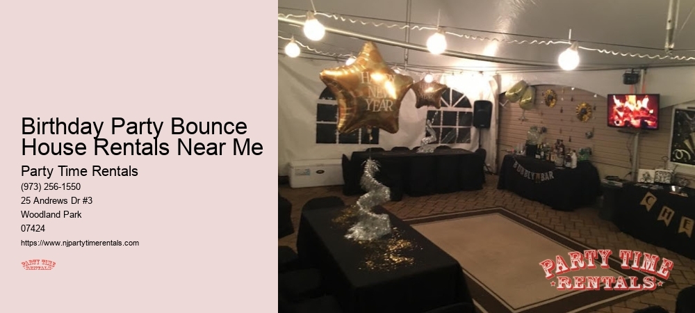 Birthday Party Bounce House Rentals Near Me
