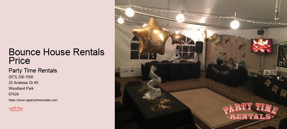 Bounce House Rentals Price