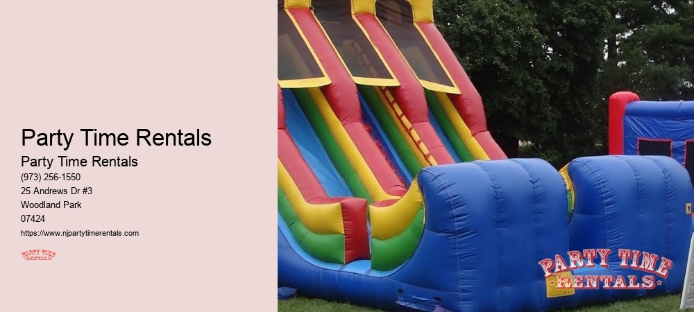 Party Rentals New Jersey