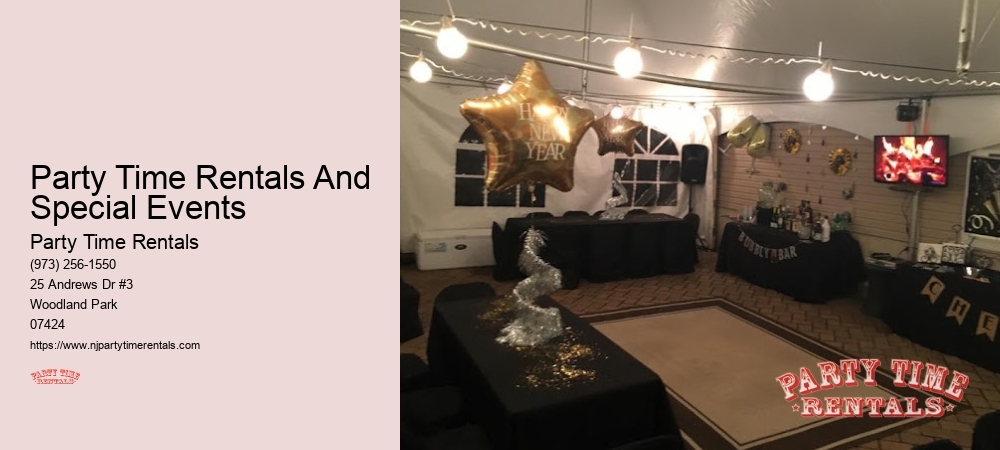 Party Time Rentals And Special Events