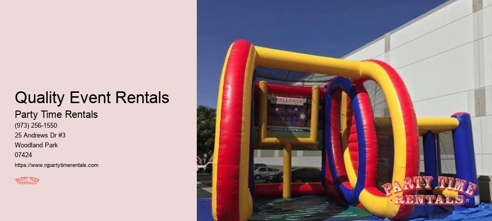 Party Time Rentals Near Me