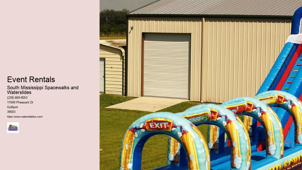 Party Equipment Rental Gulfport MS