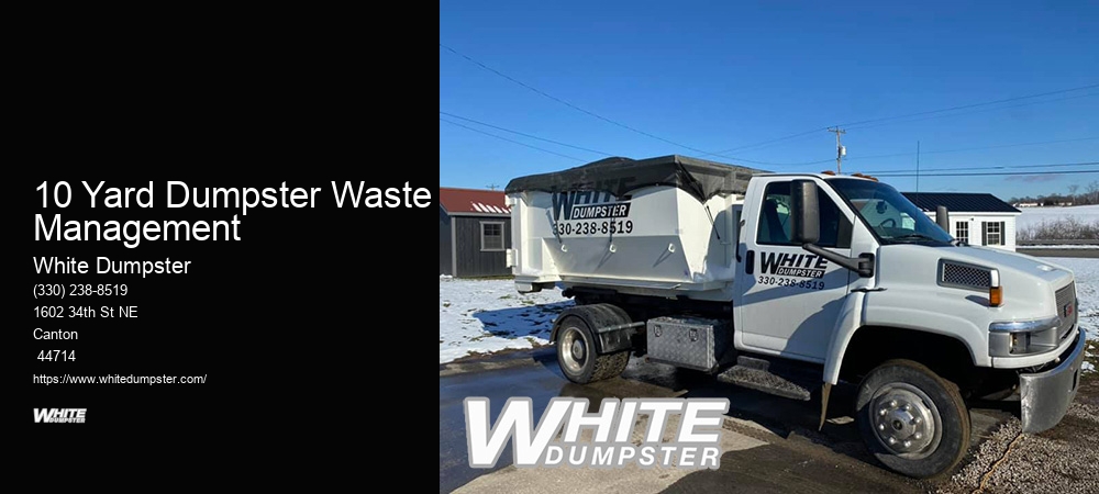 10 Yard Dumpster Waste Management