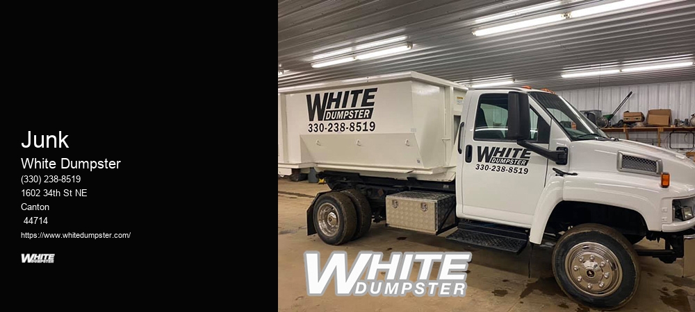 Garbage Truck White