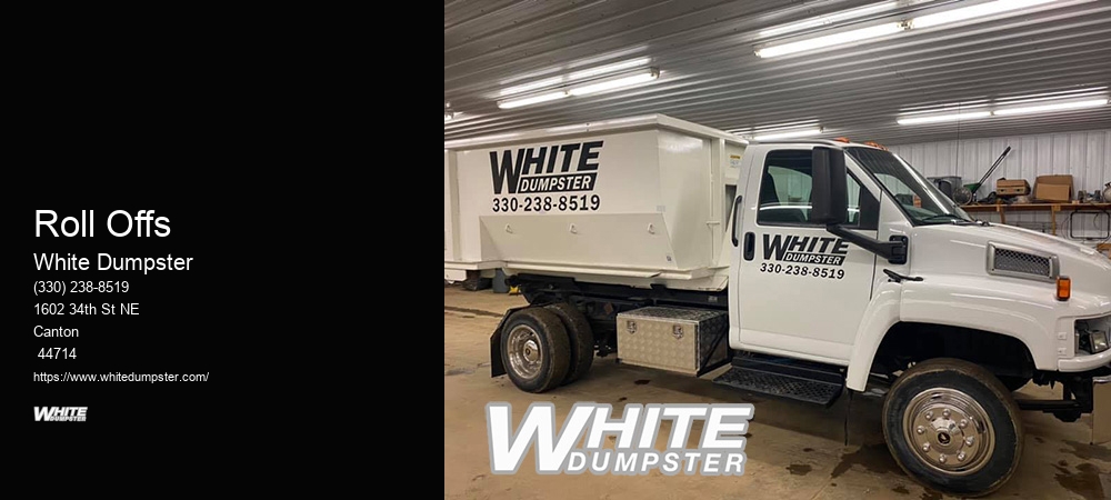 Garbage Truck White