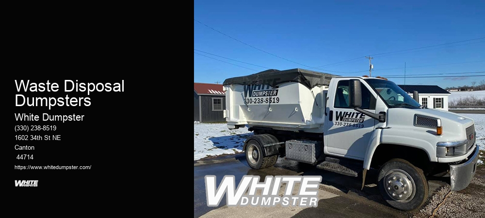 Waste Disposal Dumpsters