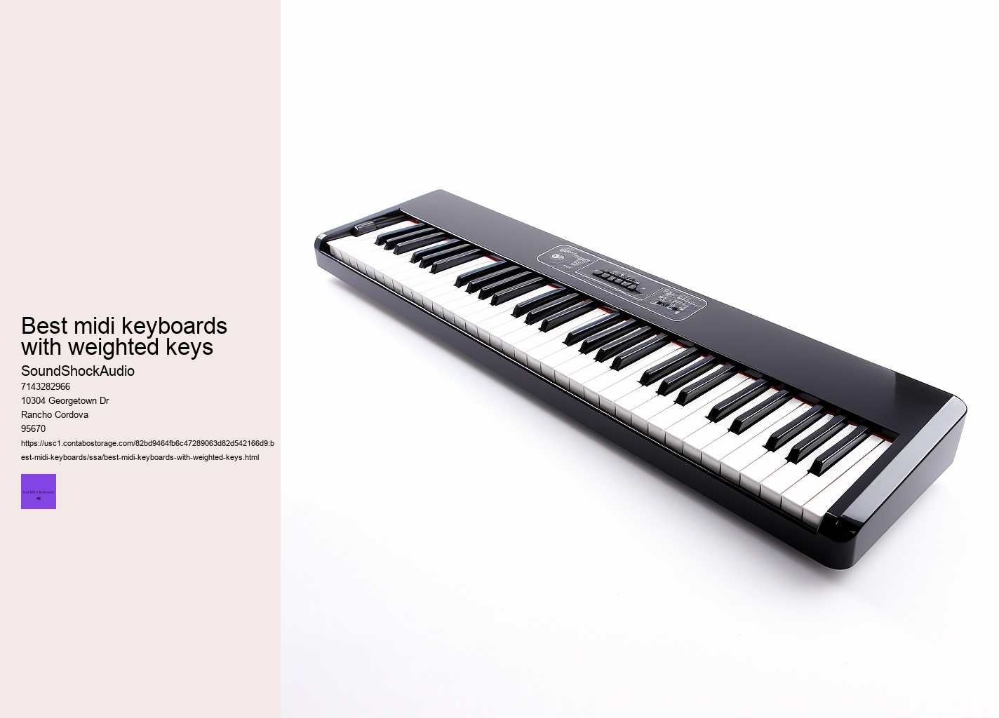 best midi keyboards with weighted keys
