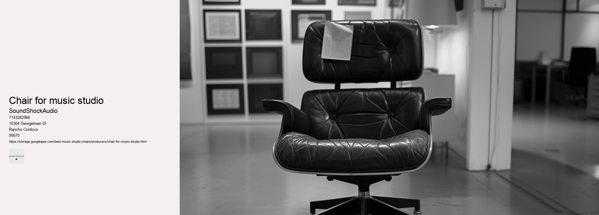 chair for music studio