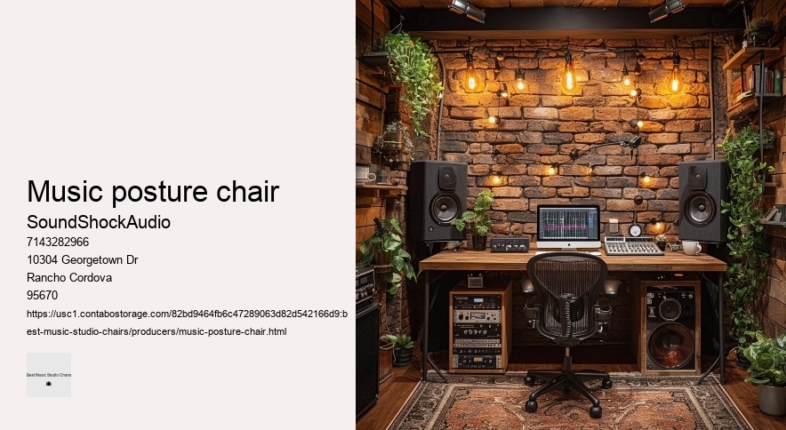 music posture chair