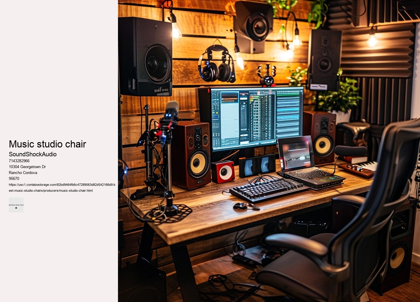 music studio chair