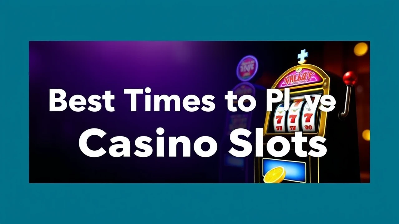 Get Lucky: Best Times to Play Casino Slots