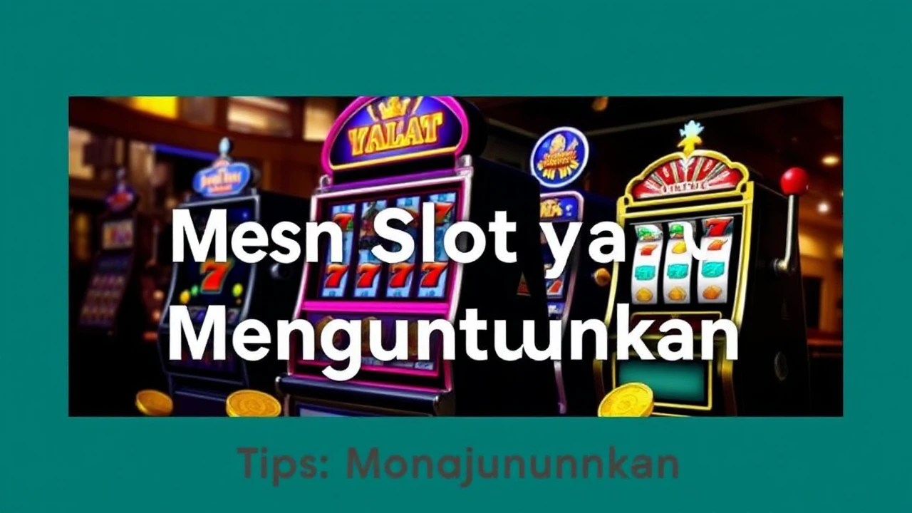 Tips Memilih Mesin Slot yang Menguntungkan