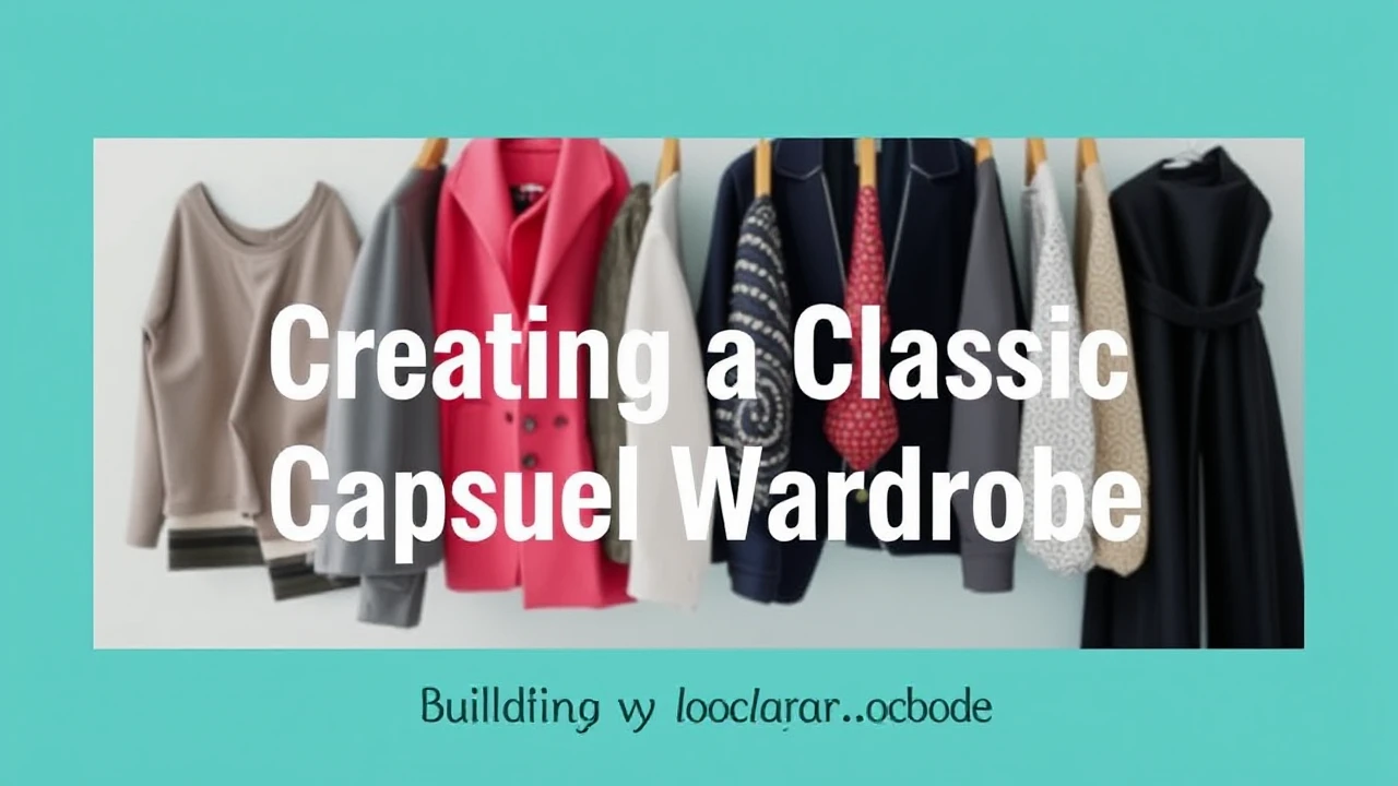 A Comprehensive Manual to Creating a Classic Capsule Wardrobe