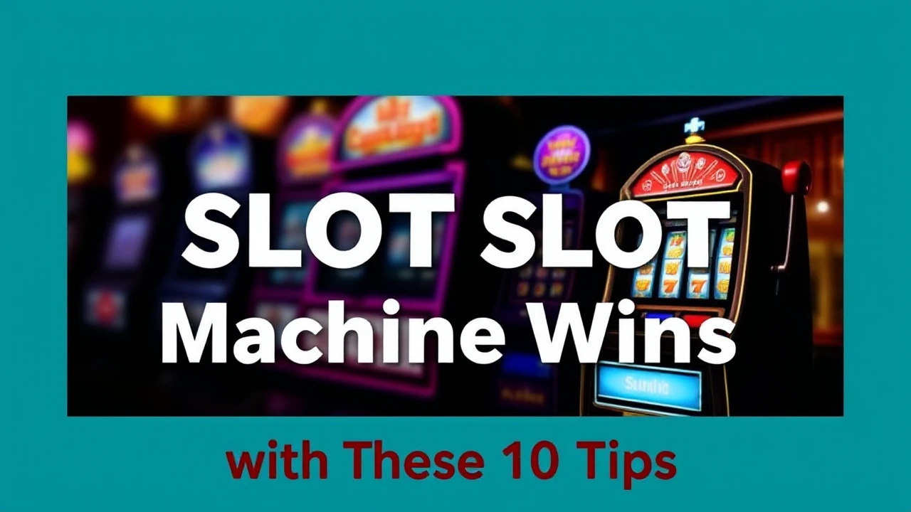 Maximize Your Slot Machine Wins with These 10 Tips