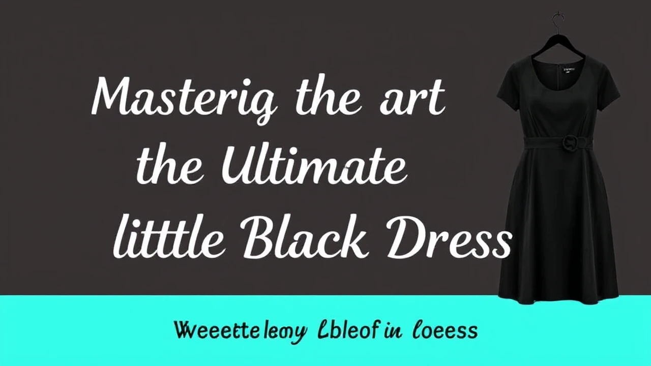 Mastering the Art of Selecting the Ultimate Little Black Dress
