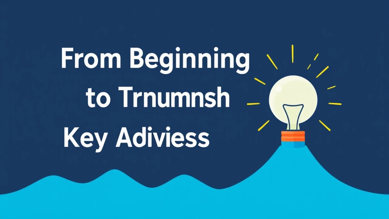 From Beginning to Triumph: Key Advice for Business Founders