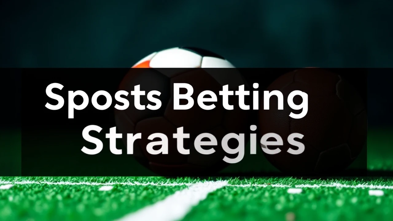 Sports Betting Strategies - Important Approaches To Betting On Football Games