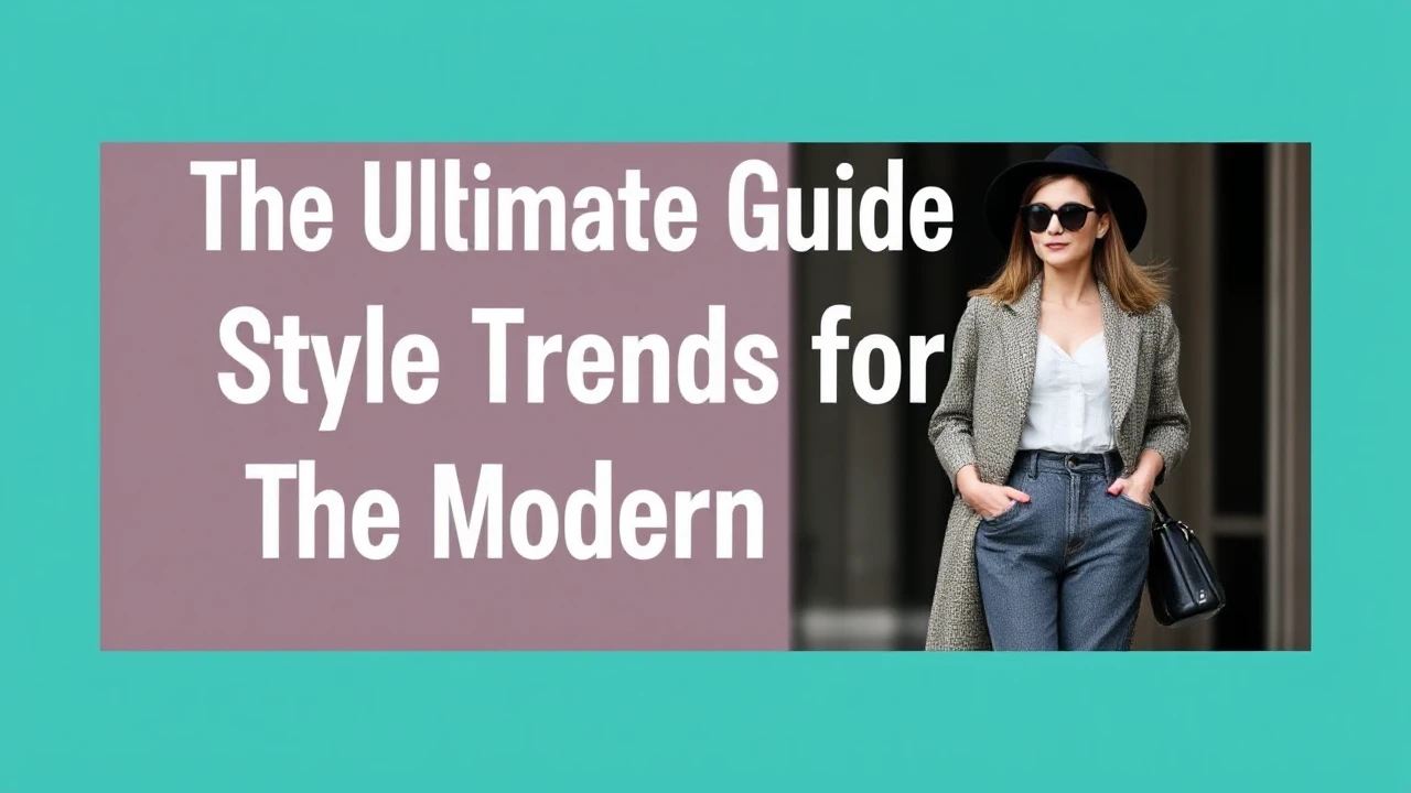 The Ultimate Guide to Style Trends for the Modern Woman