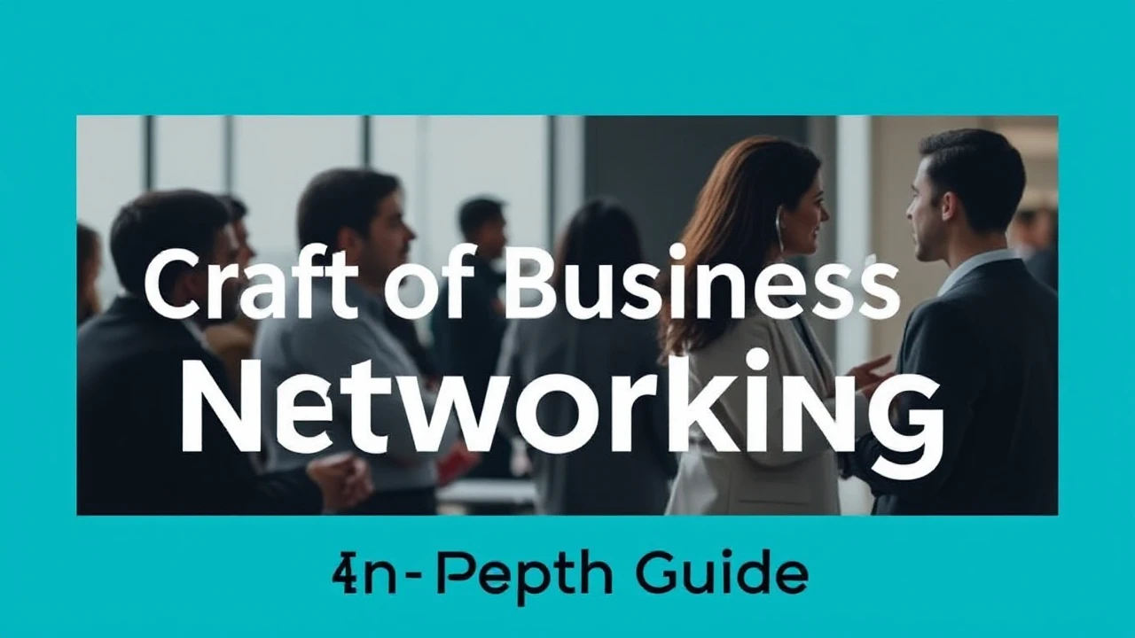 Mastering the Craft of Business Networking: An In-Depth Guide
