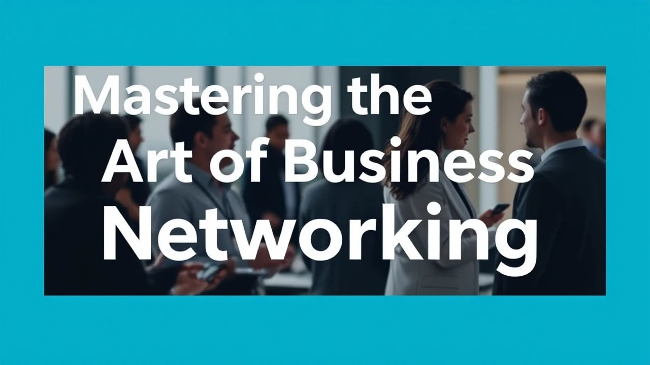 Mastering the Art of Business Networking: An In-Depth Guide